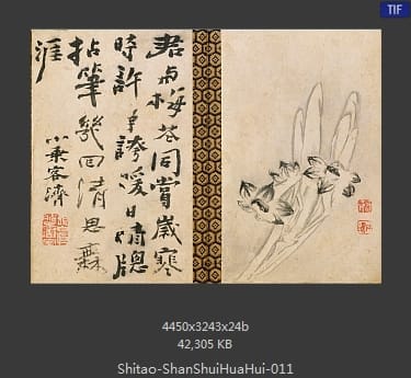 石涛-山水花卉图册