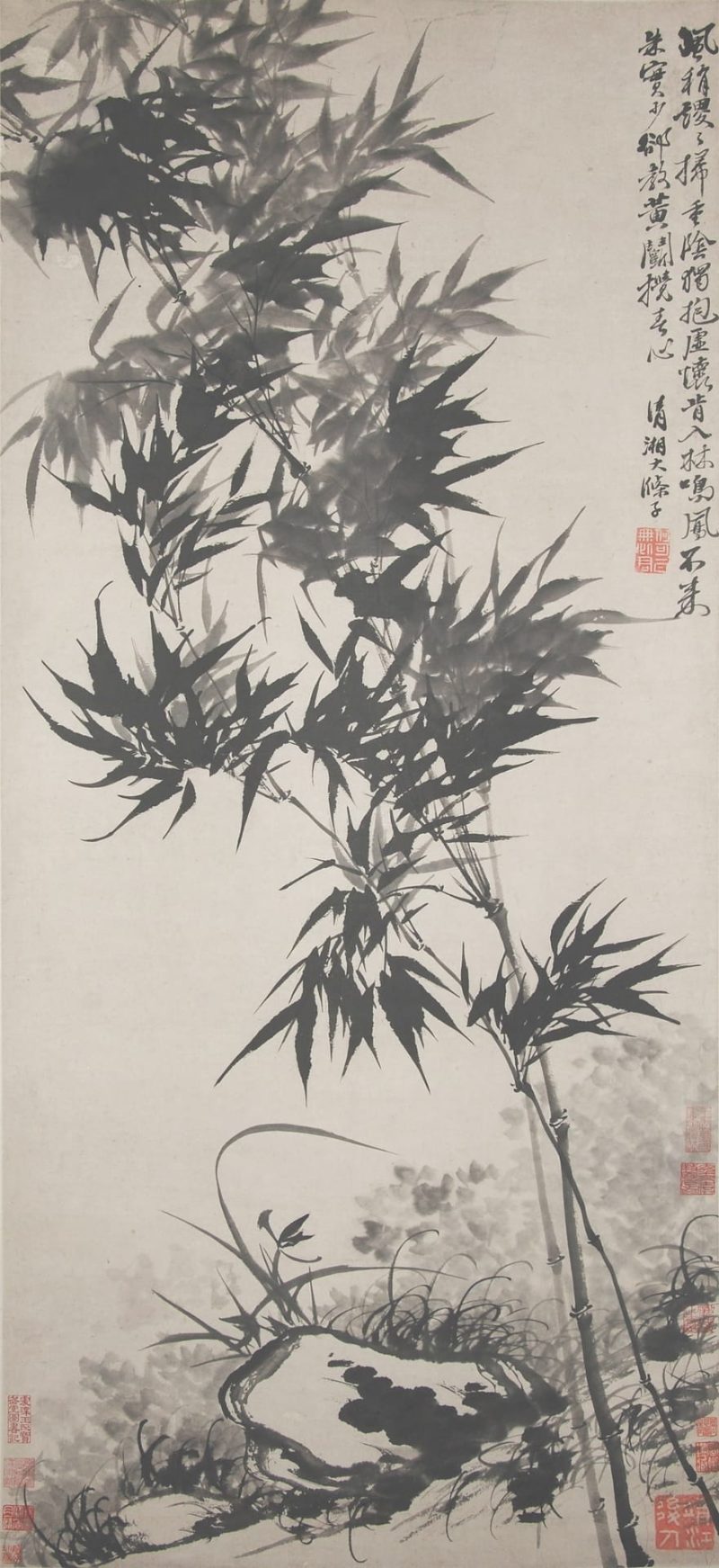 风竹图