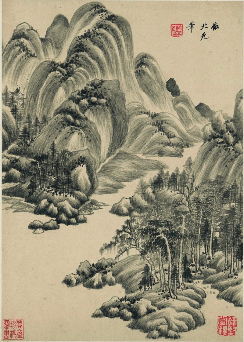 仿古山水