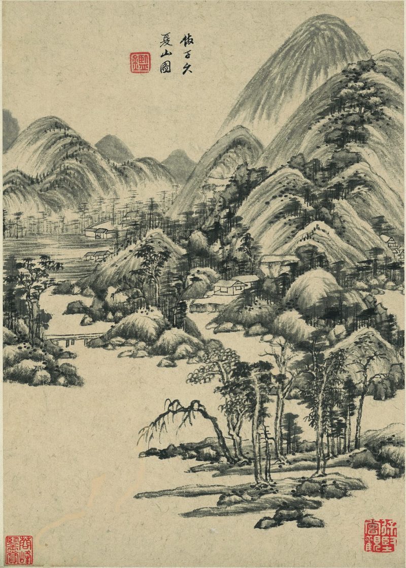 仿古山水
