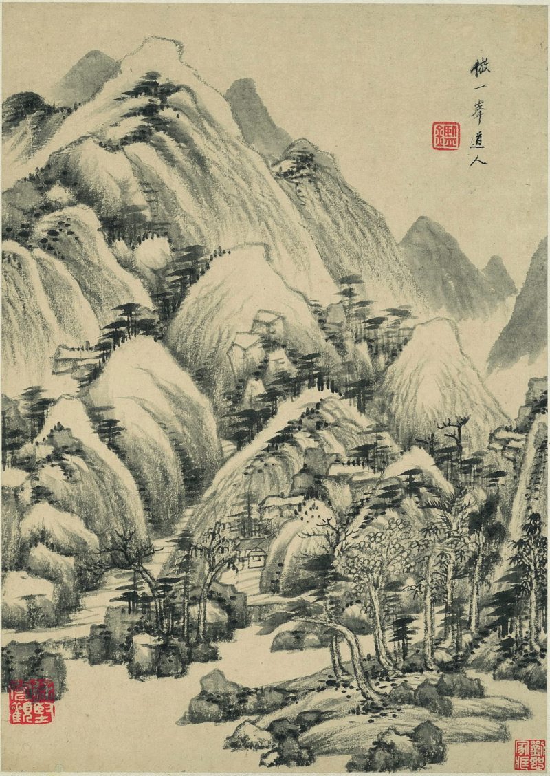 仿古山水
