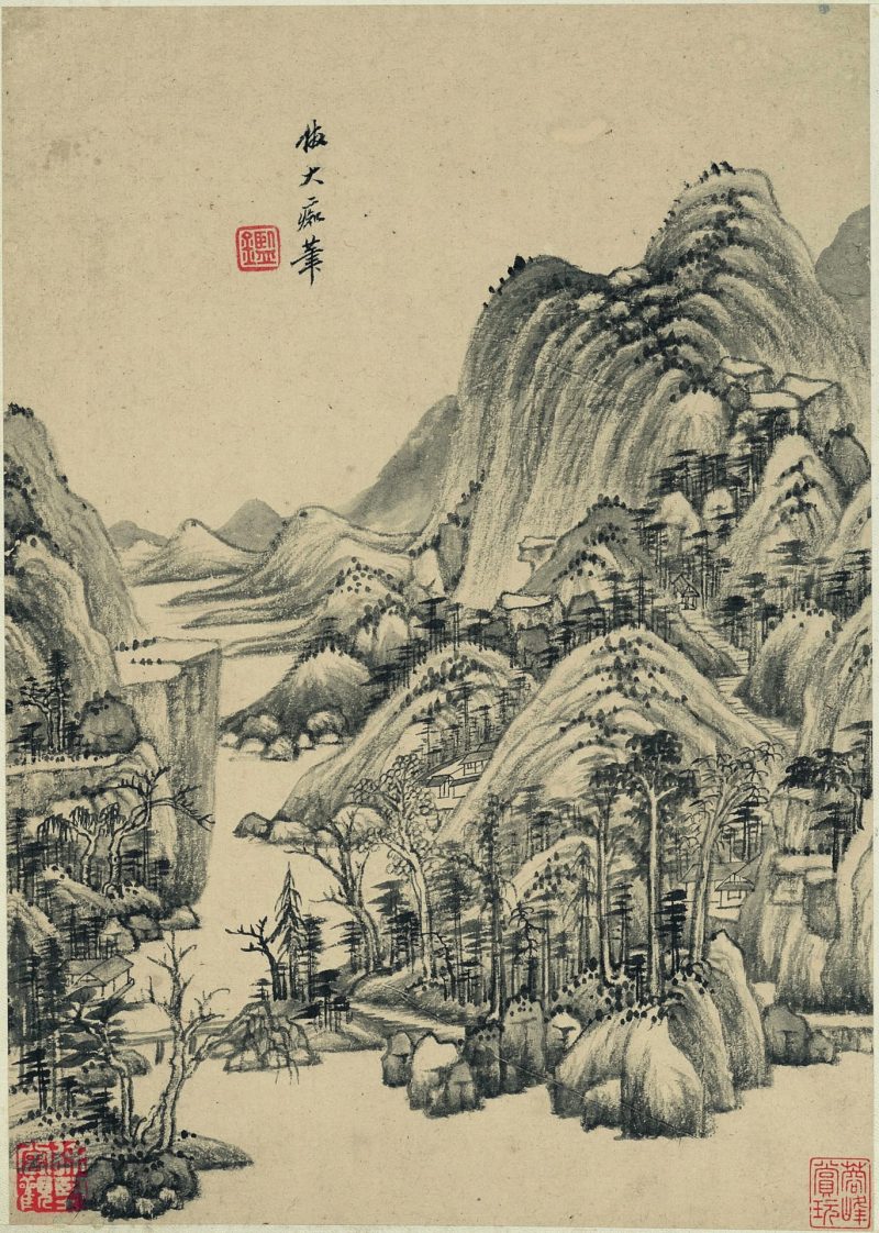 仿古山水
