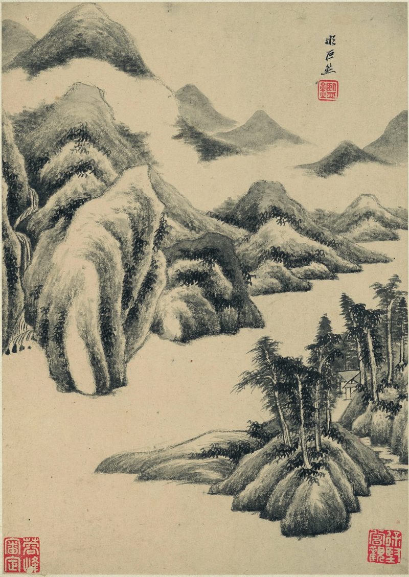 仿古山水
