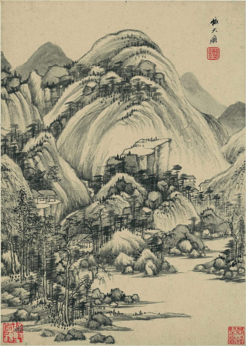 仿古山水