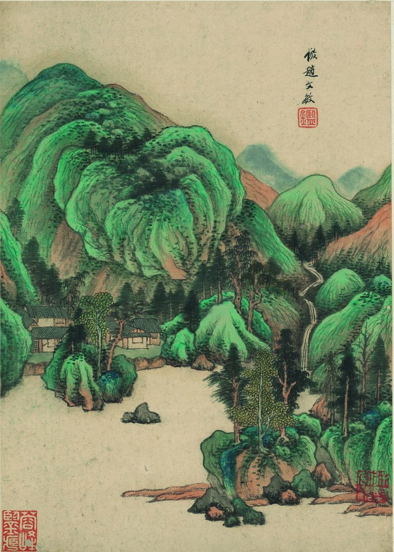 仿古山水