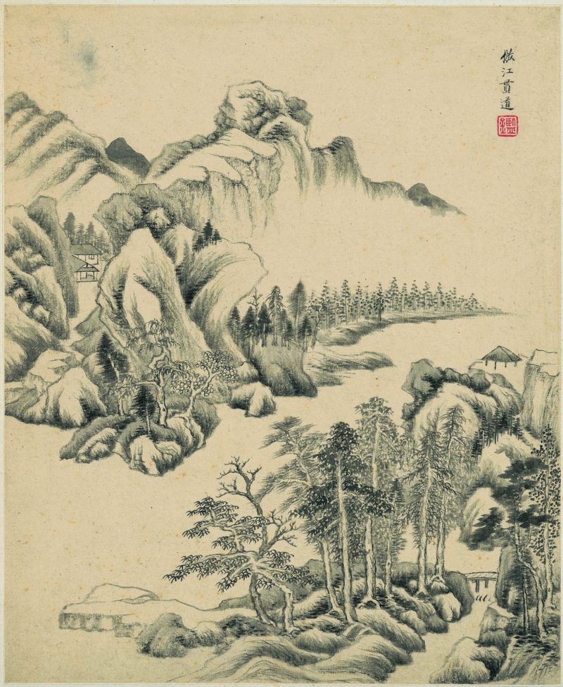 仿古山水