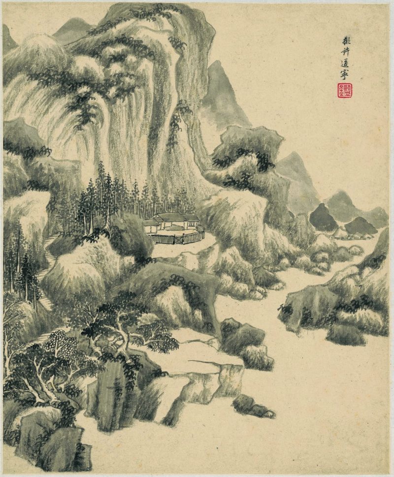 仿古山水
