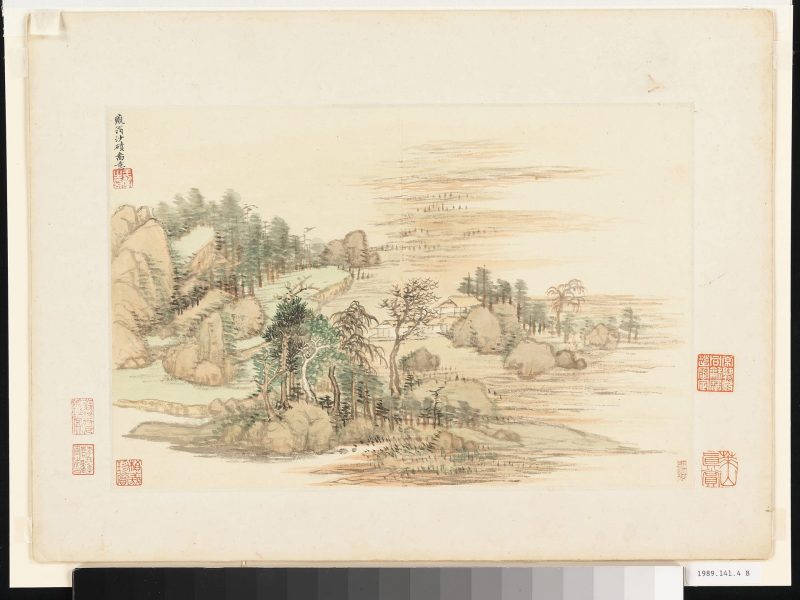 仿古山水
