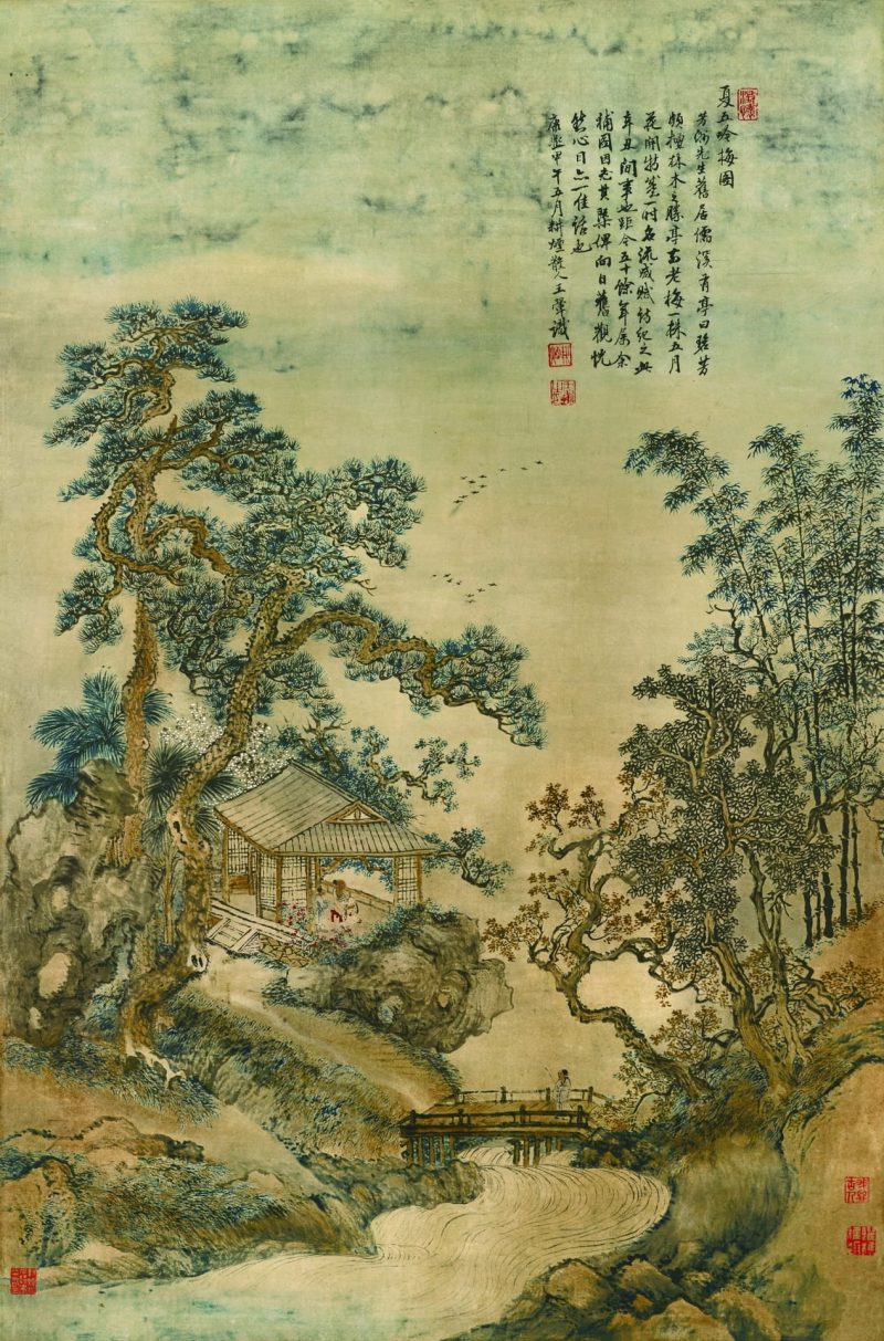 夏五吟梅