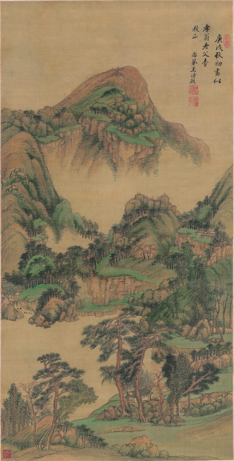 云峰树色