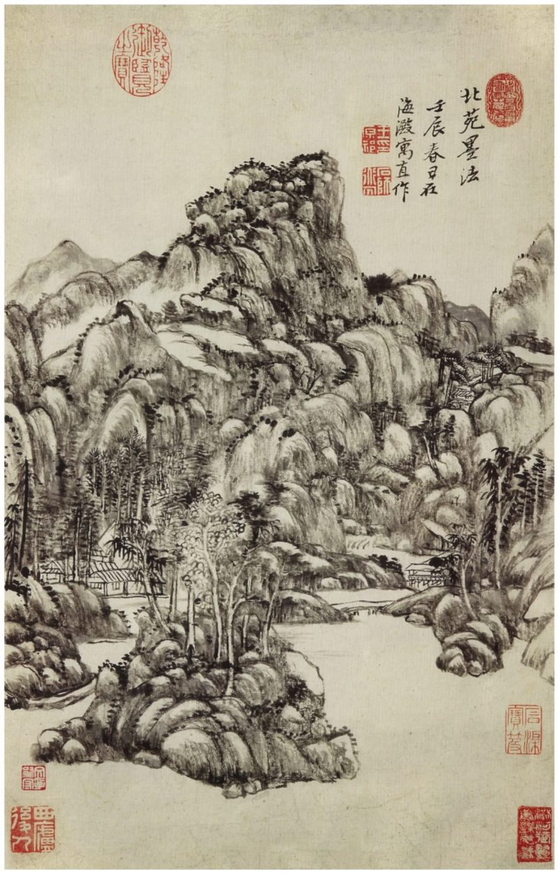 仿古山水图