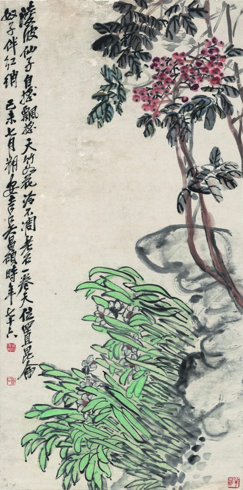 天竹水仙轴