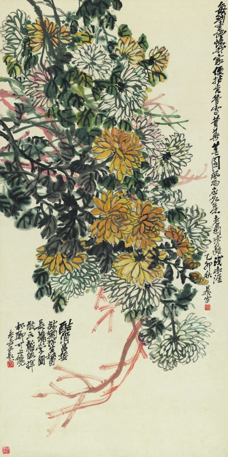 老菊疏篱