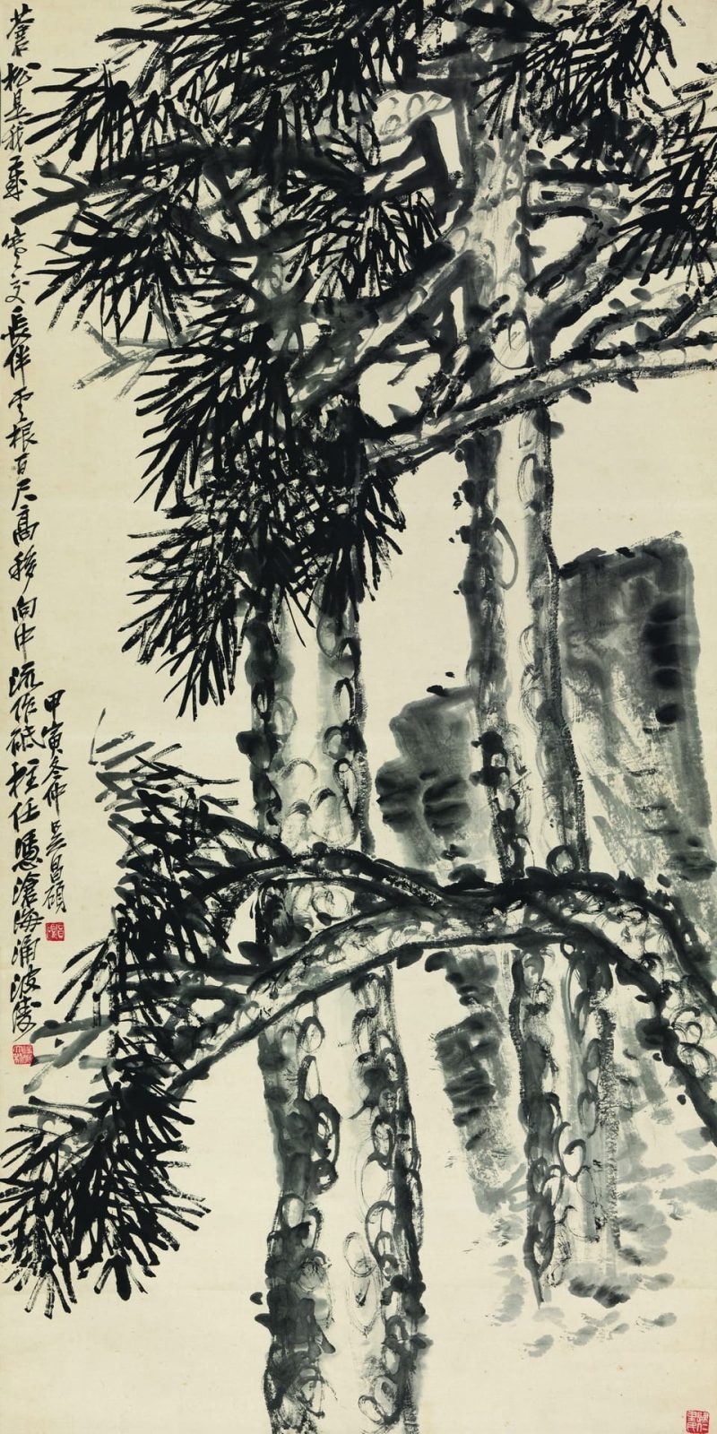 苍松图