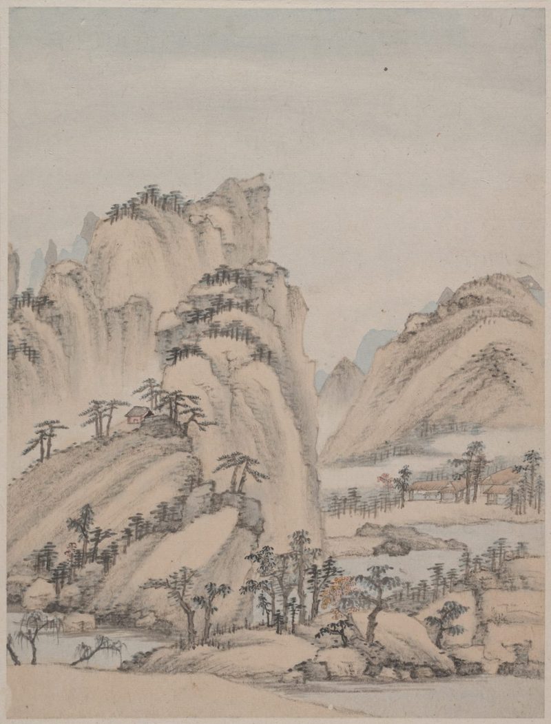 山水册页