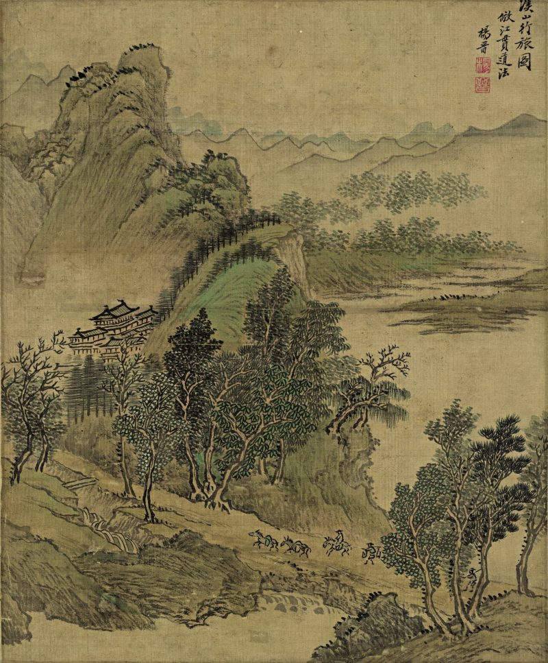 仿古山水
