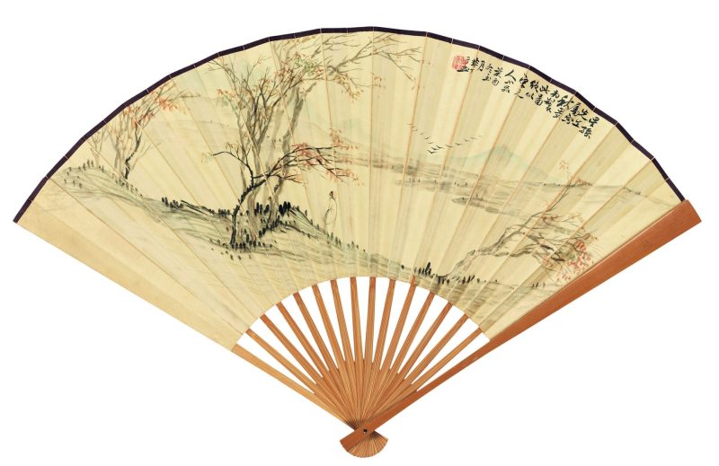 秋江远眺