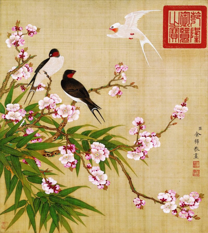 花鸟画十二开