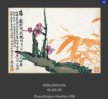 赵之谦-花卉图册十开
