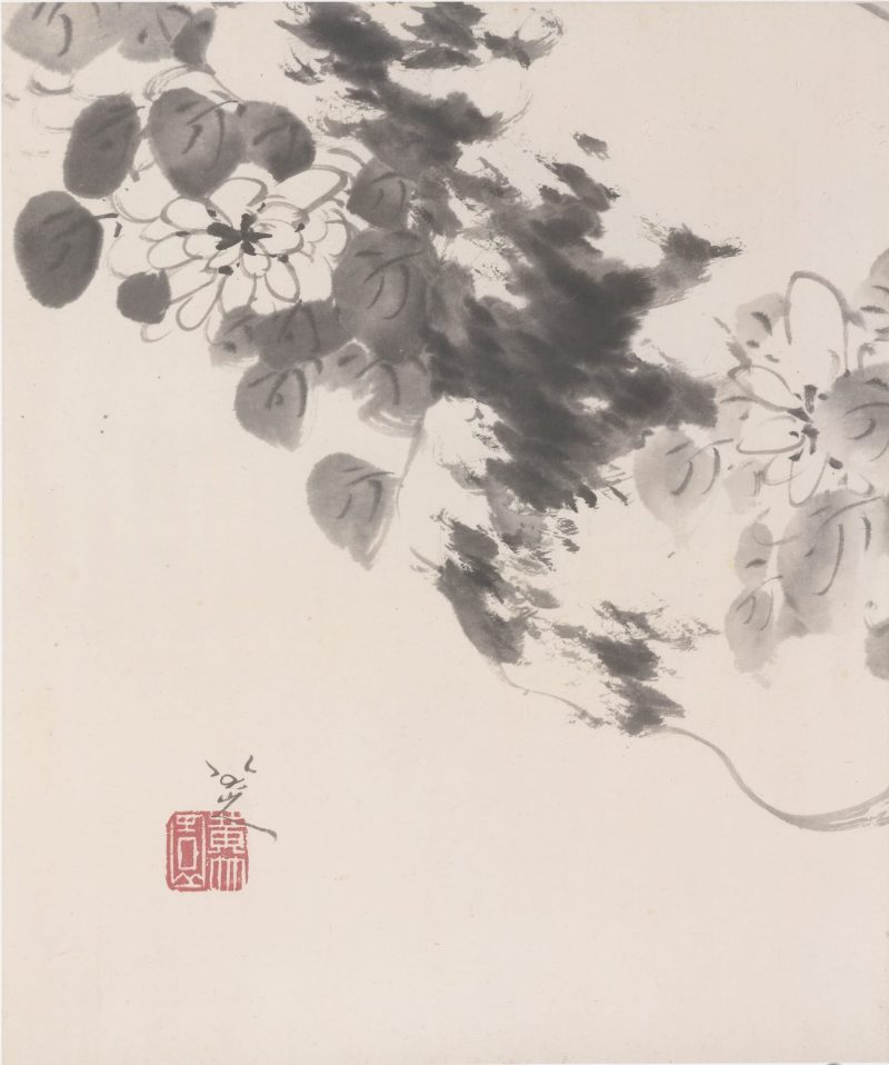 花鸟山水册八开