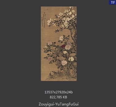 邹一桂-玉堂富贵图