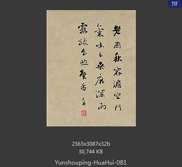 恽寿平-花卉