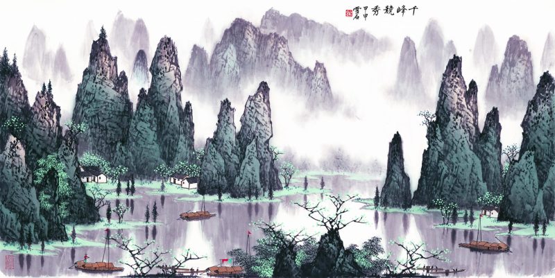 白雪石 千峰竞秀