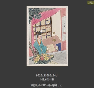 曹梦芹 李清照