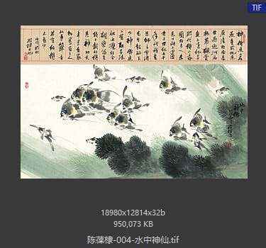陈葆棣 水中神仙