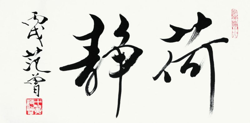 范曾 荷静