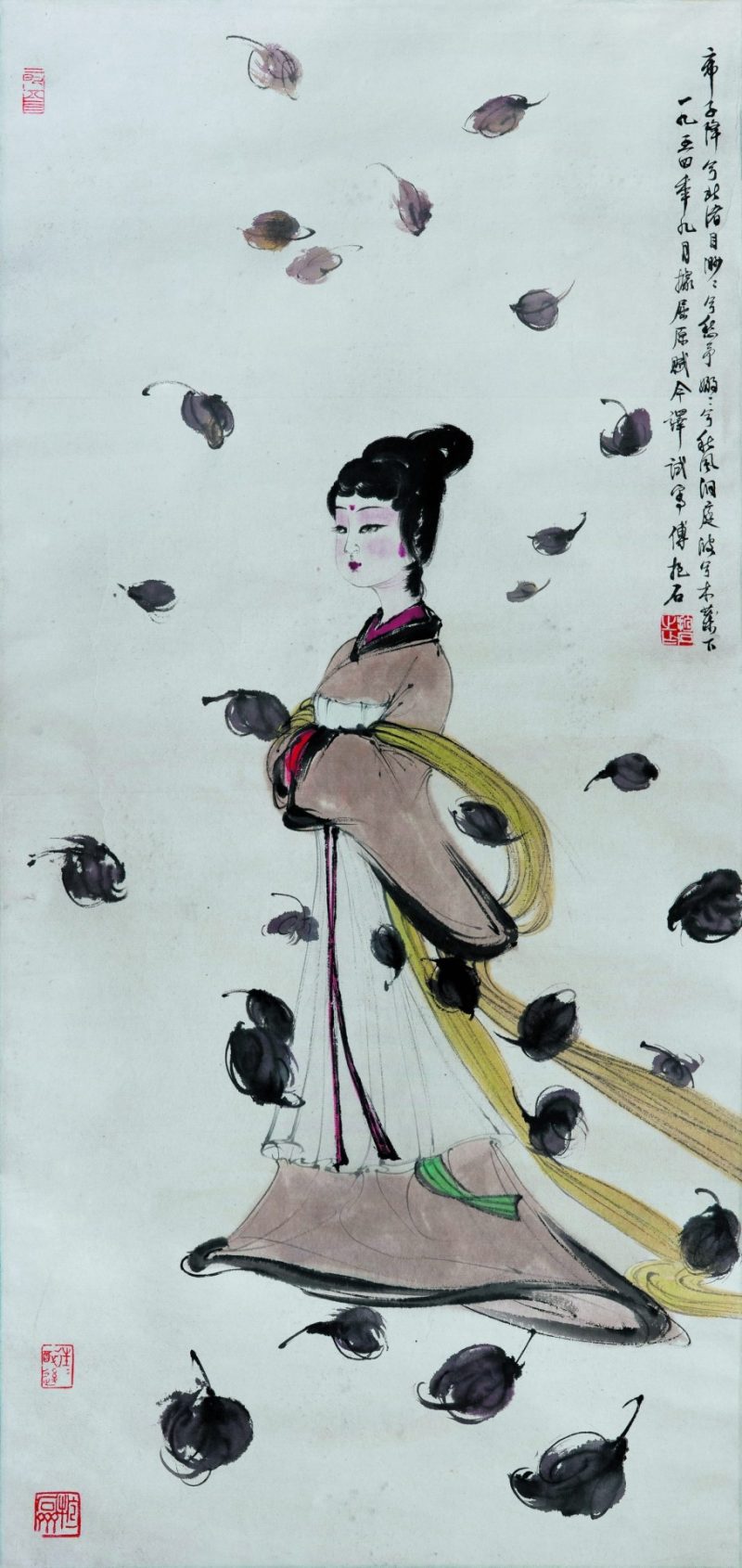 傅抱石 湘夫人