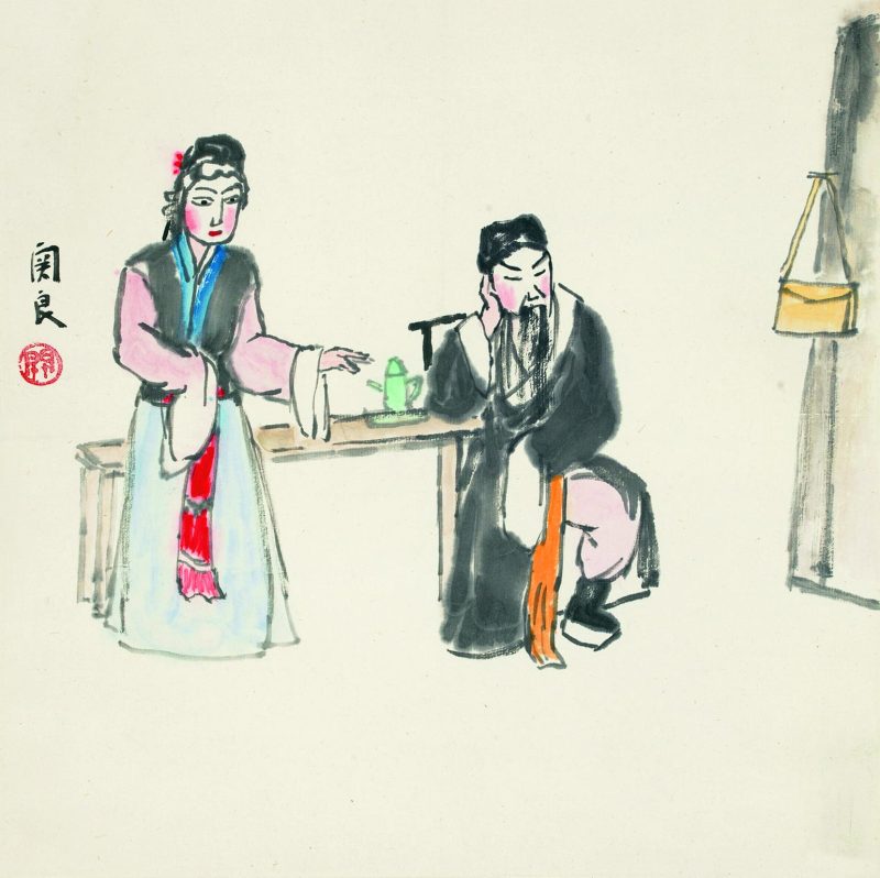 关良 乌龙院