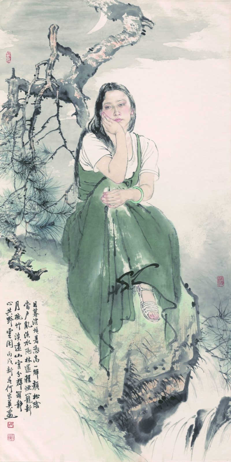 何家英 清暑图