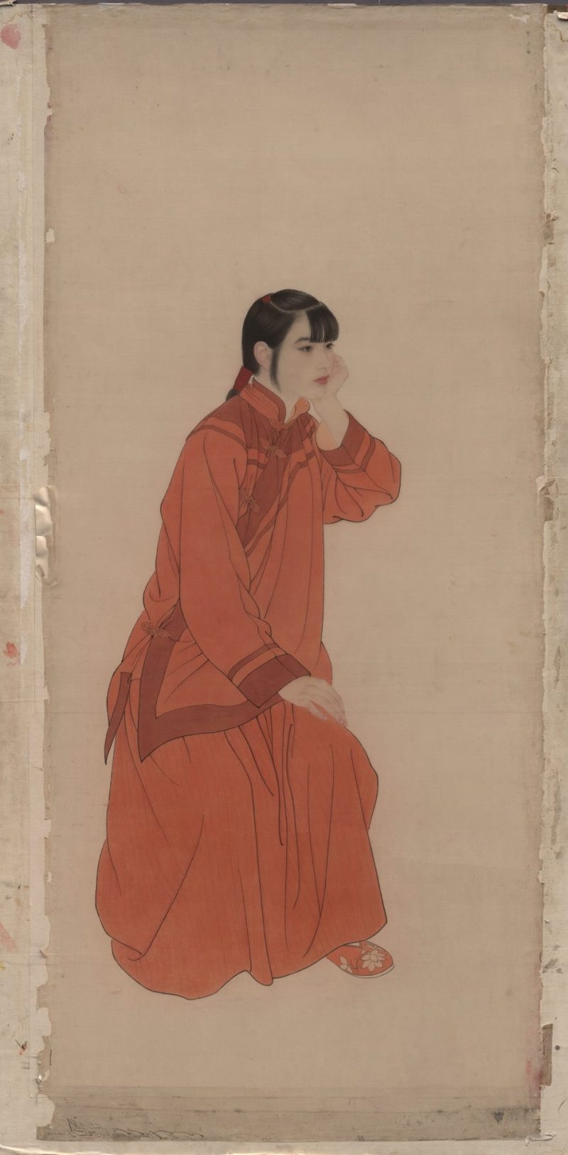 何家英 独坐黄昏后