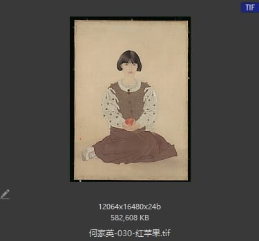 何家英 红苹果