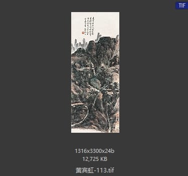 黄宾虹 #113