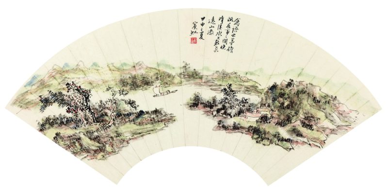 黄宾虹 江溪清远