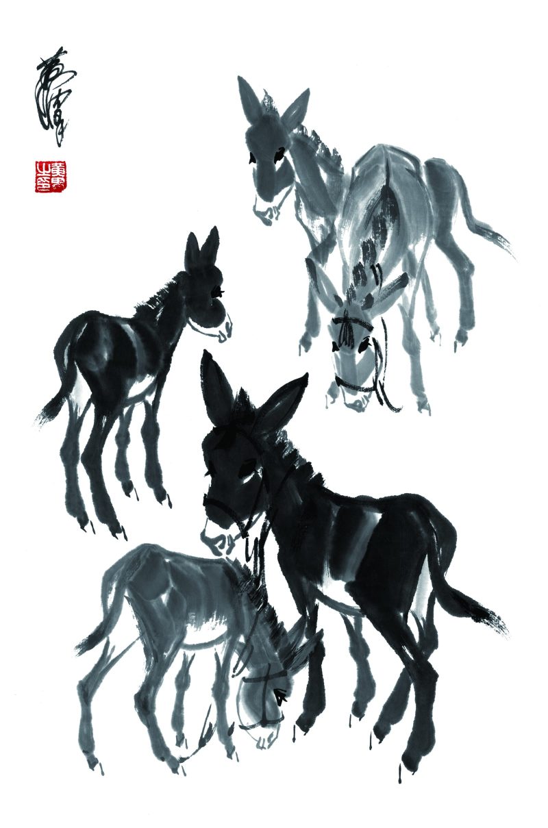 黄胄 驴