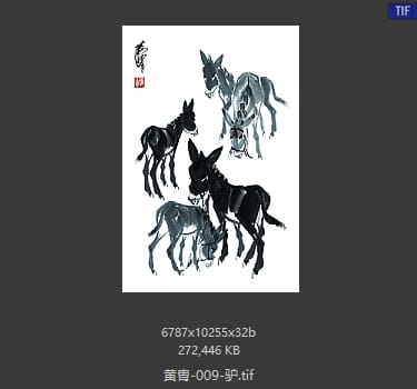 黄胄 驴