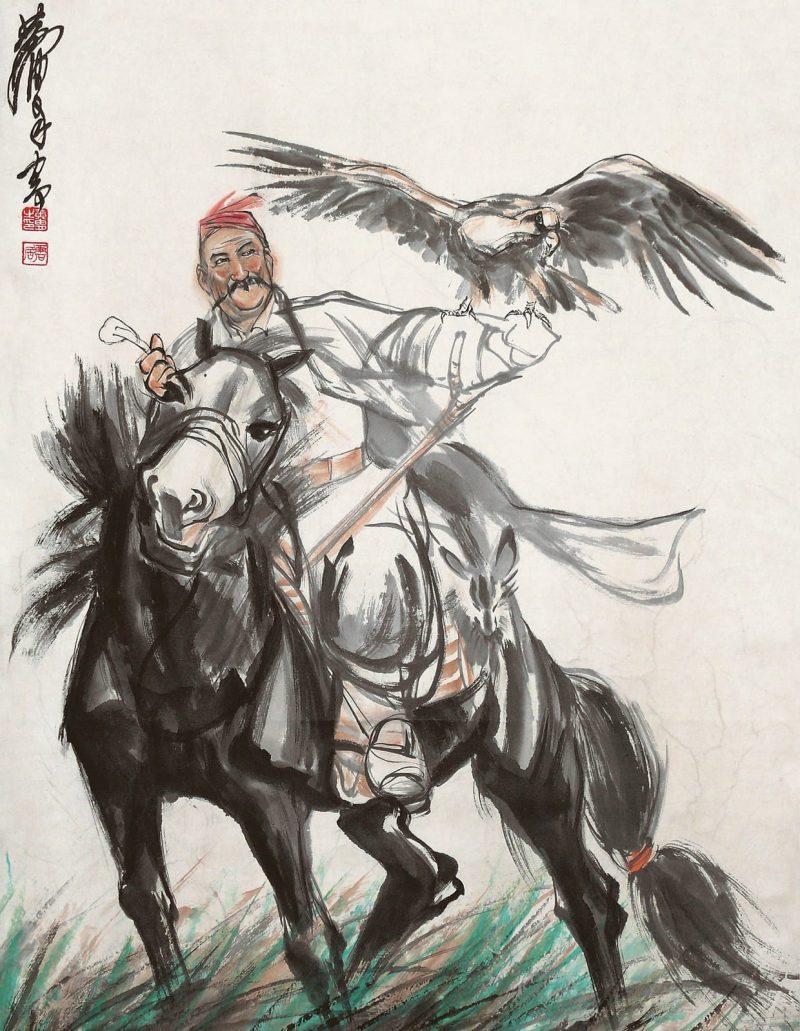 黄胄 猎户