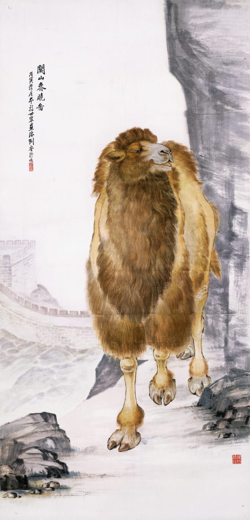 刘奎龄 关山春晓图