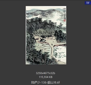 陆俨少 韶山冲