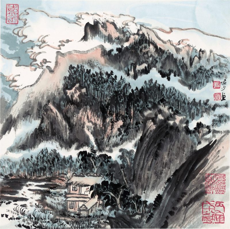 陆俨少 蒙象册08