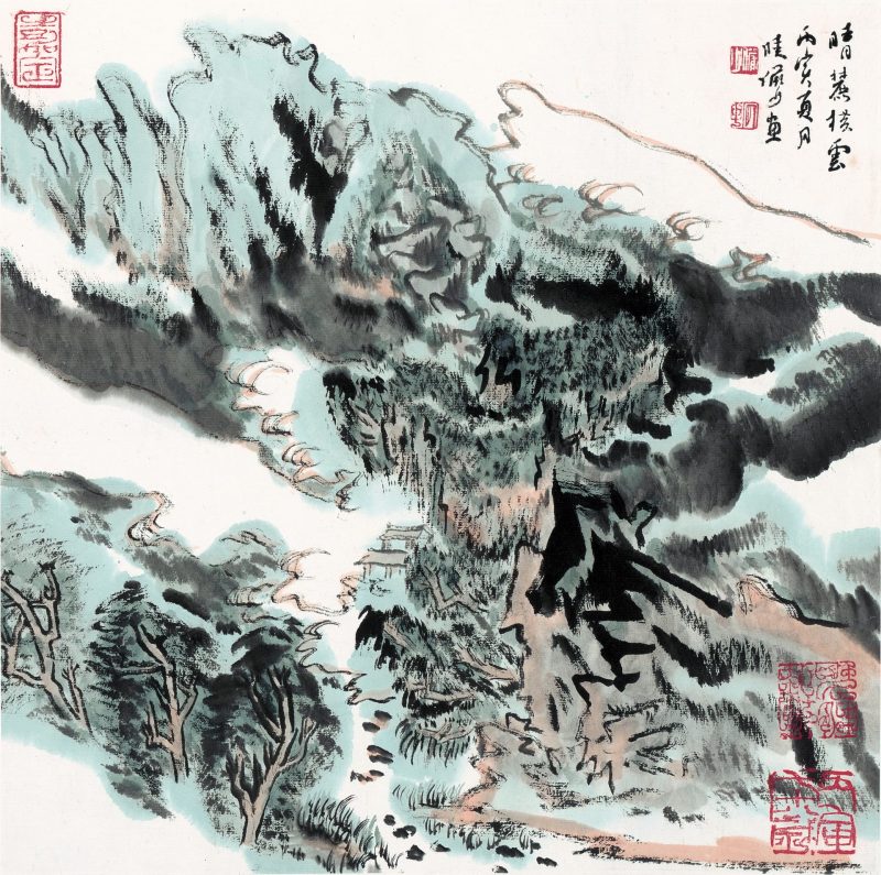 陆俨少 蒙象册09