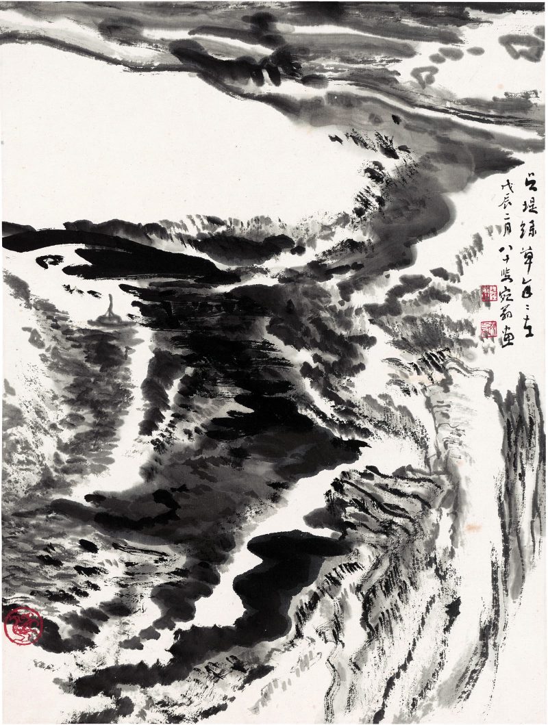 陆俨少 水墨册页03