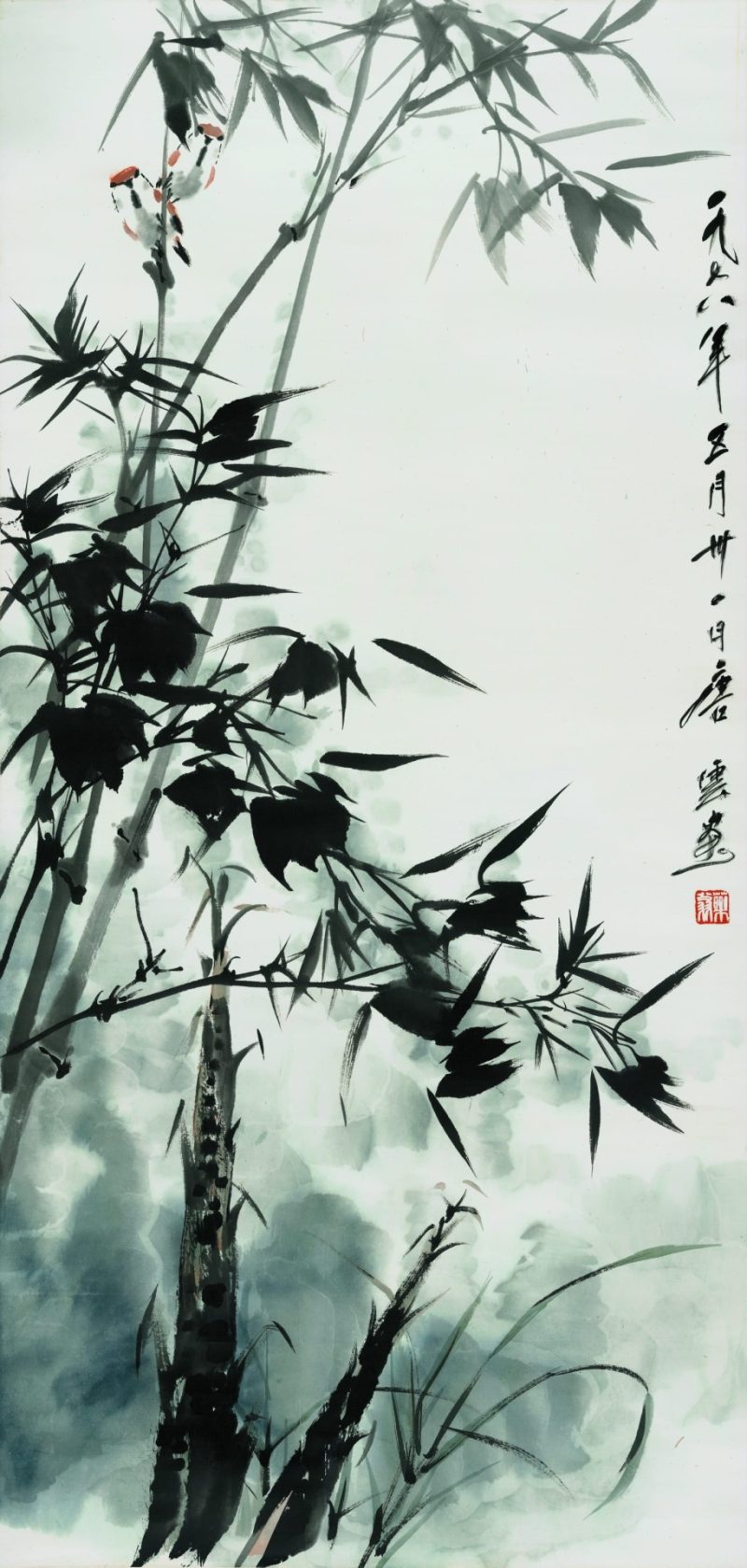 唐云 墨竹