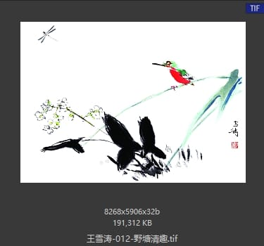 王雪涛 野塘清趣