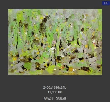 吴冠中 #038