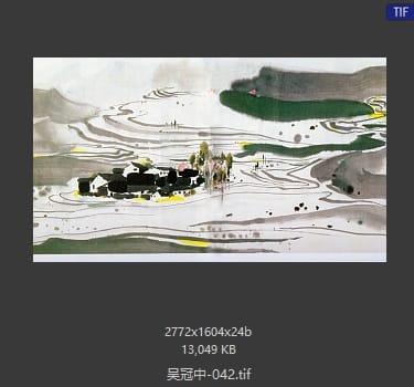 吴冠中 #042