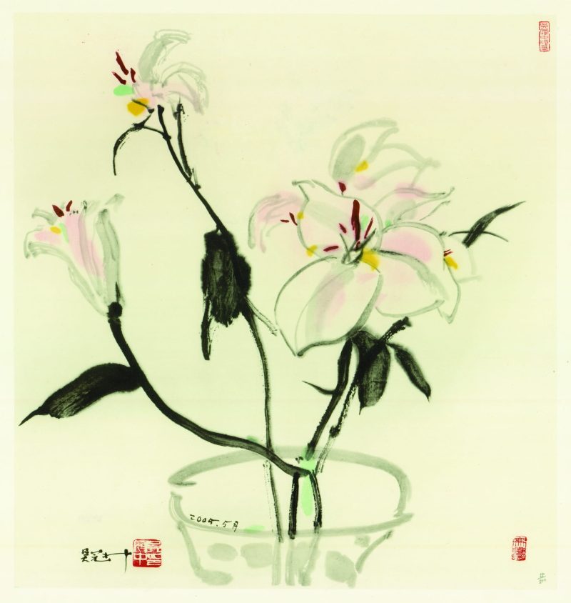 吴冠中 丁香